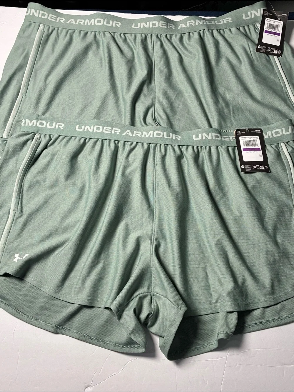 Under Armour Men’s Boxer Briefs – Sage Green (2-Pack)
